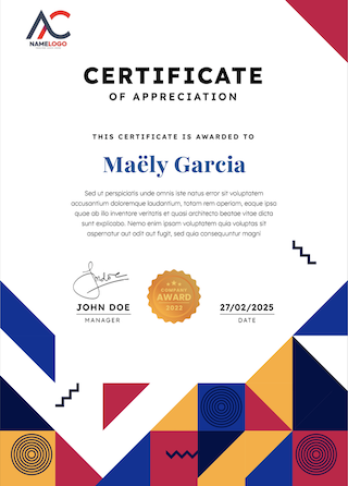Certificates